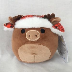 Maurice the Moose Christmas Squishmallow 4.5” NWT